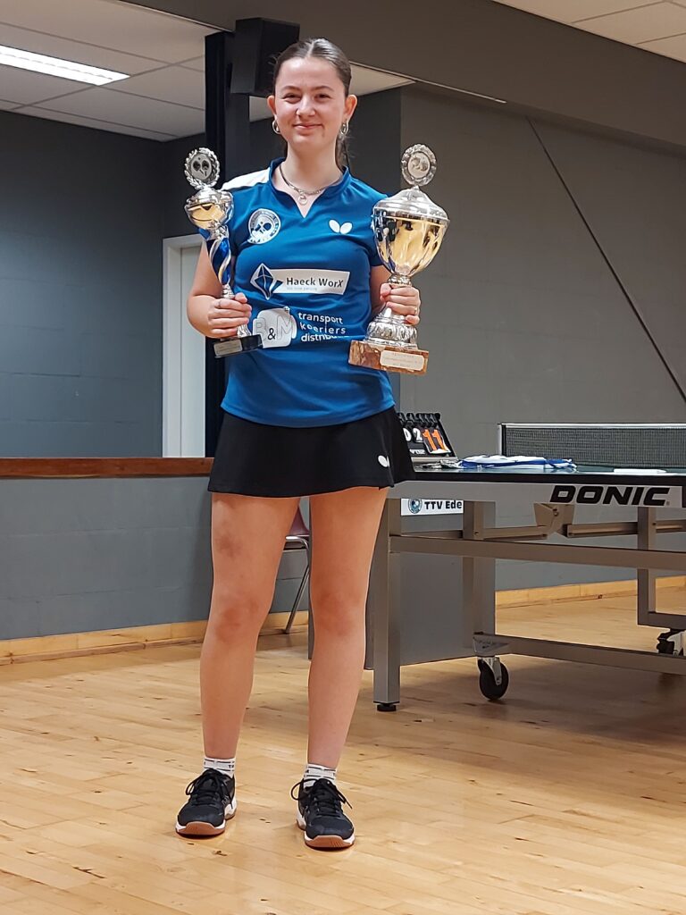 Sophie Bongers 1e prijs en clubkampioen Open Klasse